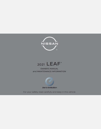 nissan leaf 2021 owners manual